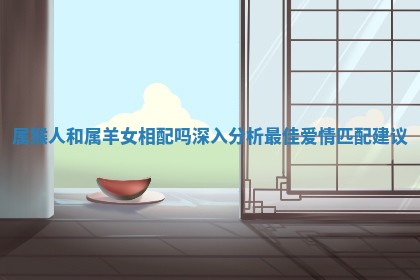 属猴人和属羊女相配吗深入分析最佳爱情匹配建议