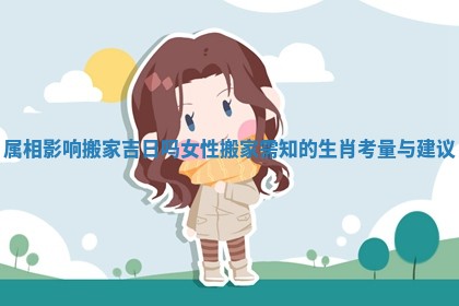 属相影响搬家吉日吗女性搬家需知的生肖考量与建议