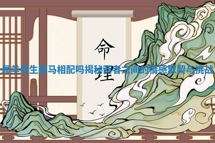 属羊男生跟马相配吗揭秘两者之间的情感默契与挑战