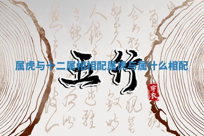 属虎与十二属相相配_属虎与属什么相配