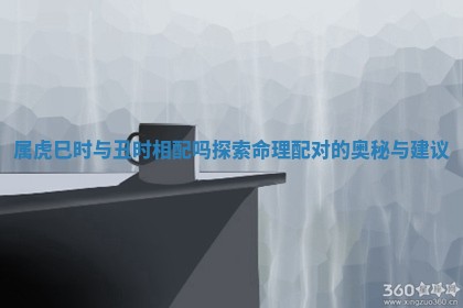 属虎巳时与丑时相配吗探索命理配对的奥秘与建议