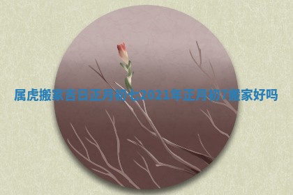 属虎搬家吉日正月初七_2021年正月初7搬家好吗