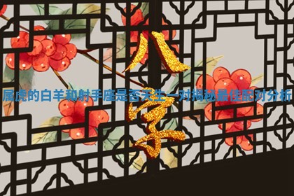 属虎的白羊和射手座是否天生一对揭秘最佳配对分析