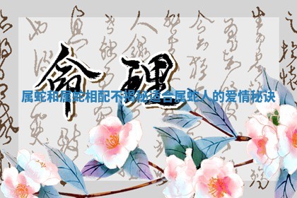属蛇和属蛇相配不揭秘适合属蛇人的爱情秘诀 属蛇和属蛇相配不揭秘适合属蛇人的爱情秘诀