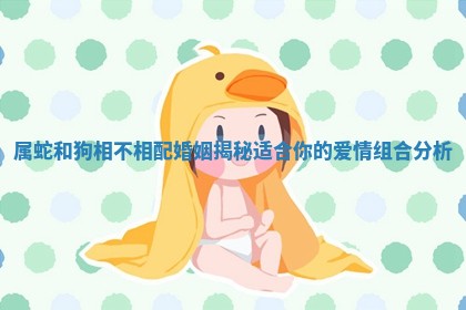 属蛇和狗相不相配婚姻揭秘 适合你的爱情组合分析
