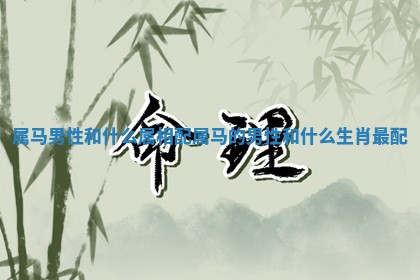 属马男性和什么属相配 属马的男性和什么生肖最配 属马男性和什么属相配 属马的男性和什么生肖最配