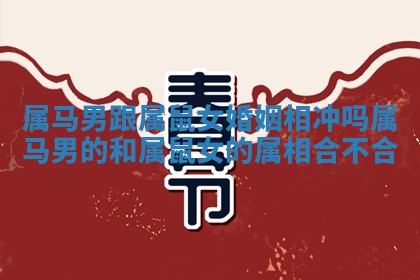 属马男跟属鼠女婚姻相冲吗_属马男的和属鼠女的属相合不合 属马男跟属鼠女婚姻相冲吗_属马男的和属鼠女的属相合不合