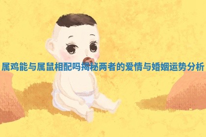 属鸡能与属鼠相配吗揭秘两者的爱情与婚姻运势分析