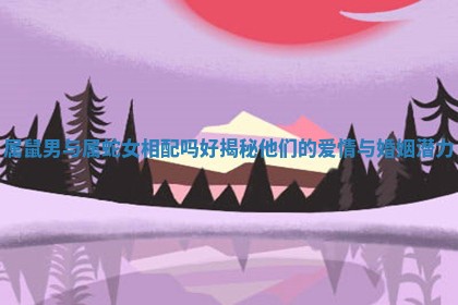 属鼠男与属蛇女相配吗好揭秘他们的爱情与婚姻潜力