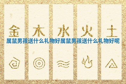 属鼠男孩送什么礼物好 属鼠男孩送什么礼物好呢