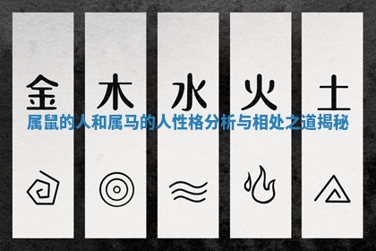 属鼠的人和属马的人性格分析与相处之道揭秘