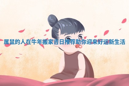 属鼠的人在牛年搬家吉日推荐助你迎来好运新生活