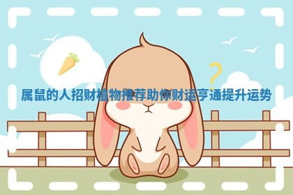 属鼠的人招财植物推荐助你财运亨通提升运势