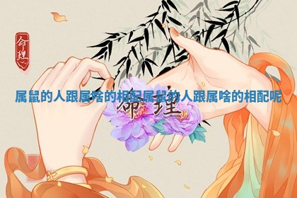 属鼠的人跟属啥的相配 属鼠的人跟属啥的相配呢 属鼠的人跟属啥的相配 属鼠的人跟属啥的相配呢