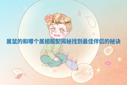 属鼠的和哪个属相般配揭秘 找到最佳伴侣的秘诀