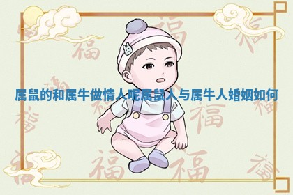 属鼠的和属牛做情人呢 属鼠人与属牛人婚姻如何