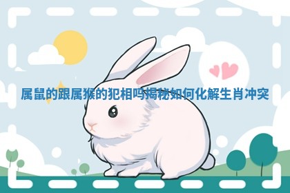 属鼠的跟属猴的犯相吗揭秘如何化解生肖冲突 属鼠的跟属猴的犯相吗揭秘如何化解生肖冲突