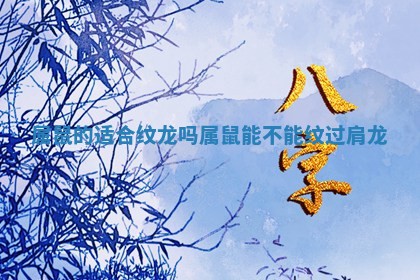 属鼠的适合纹龙吗 属鼠能不能纹过肩龙