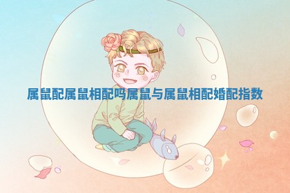 属鼠配属鼠相配吗_属鼠与属鼠相配婚配指数 属鼠配属鼠相配吗_属鼠与属鼠相配婚配指数