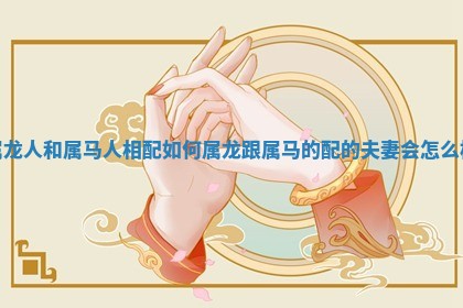 属龙人和属马人相配如何 属龙跟属马的配的夫妻会怎么样