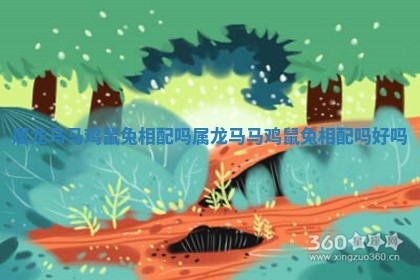 属龙马马鸡鼠兔相配吗 属龙马马鸡鼠兔相配吗好吗