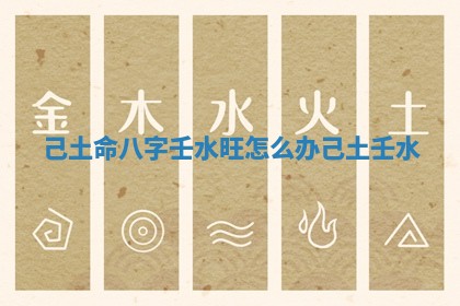 己土命八字壬水旺怎么办_己土 壬水