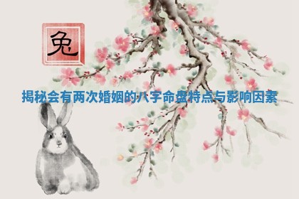 揭秘会有两次婚姻的八字命盘特点与影响因素