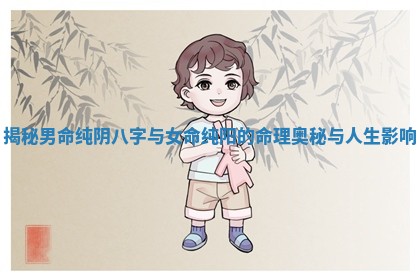 揭秘男命纯阴八字与女命纯阳的命理奥秘与人生影响