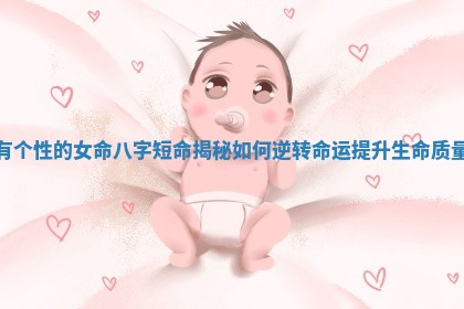 有个性的女命八字短命揭秘如何逆转命运提升生命质量