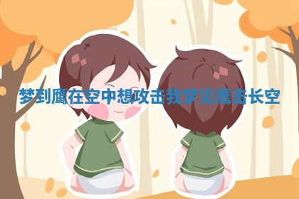 梦到鹰在空中想攻击我 梦见鹰击长空