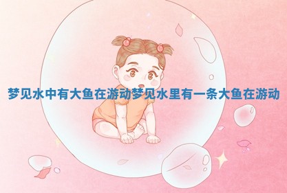 梦见水中有大鱼在游动_梦见水里有一条大鱼在游动