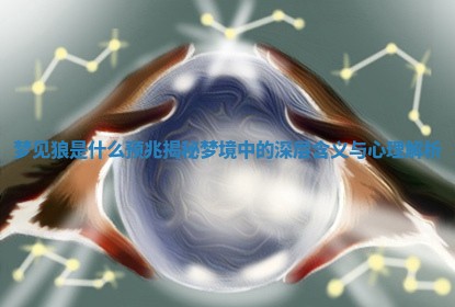 梦见狼是什么预兆揭秘梦境中的深层含义与心理解析