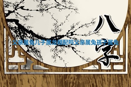 父亲属兔儿子属龙相配吗 父亲属兔孩子属兔