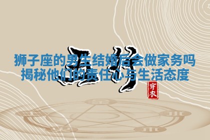 狮子座的男生结婚后会做家务吗揭秘他们的责任心与生活态度