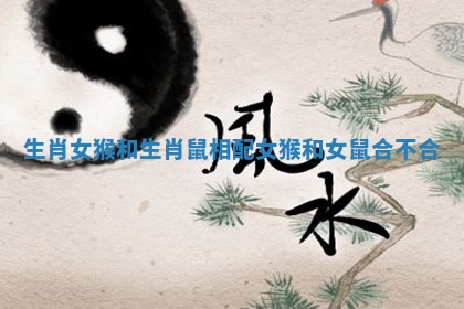 生肖女猴和生肖鼠相配_女猴和女鼠合不合