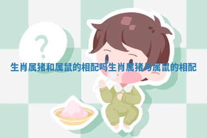 生肖属猪和属鼠的相配吗_生肖属猪与属鼠的相配