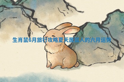生肖鼠6月旅行攻略夏天_属鼠人的六月运势
