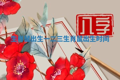 生肖鼠出生一二三_生肖鼠出生时间