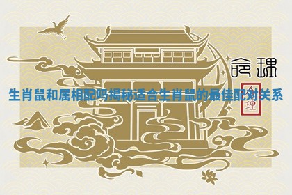 生肖鼠和属相配吗揭秘适合生肖鼠的最佳配对关系 生肖鼠和属相配吗揭秘适合生肖鼠的最佳配对关系