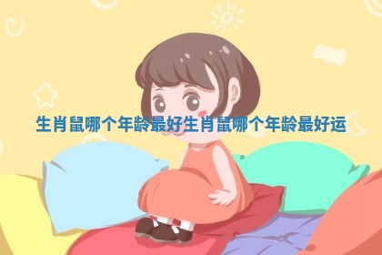 生肖鼠哪个年龄最好 生肖鼠哪个年龄最好运