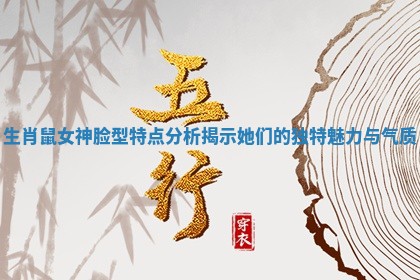 生肖鼠女神脸型特点分析揭示她们的独特魅力与气质