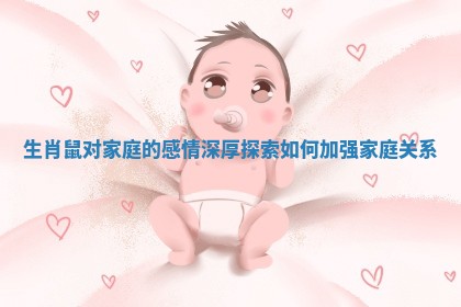 生肖鼠对家庭的感情深厚探索如何加强家庭关系 生肖鼠对家庭的感情深厚探索如何加强家庭关系