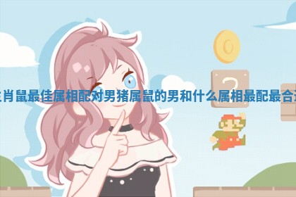 生肖鼠最佳属相配对男猪 属鼠的男和什么属相最配最合适