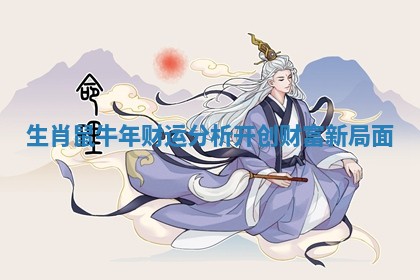 生肖鼠牛年财运分析开创财富新局面