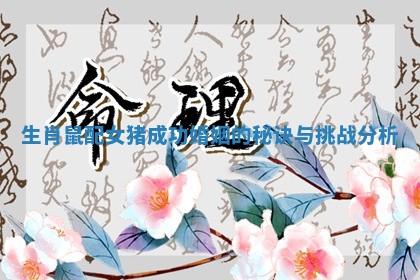 生肖鼠配女猪成功婚姻的秘诀与挑战分析