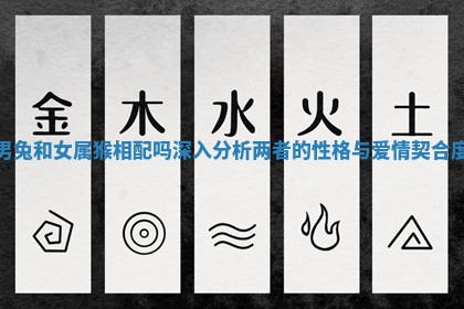 男兔和女属猴相配吗深入分析两者的性格与爱情契合度
