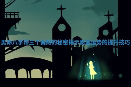 男命八字带三个偏财的秘密揭示财富运势的提升技巧 男命八字带三个偏财的秘密揭示财富运势的提升技巧