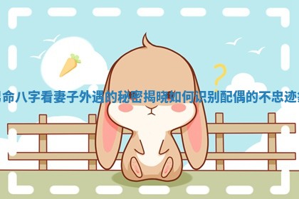 男命八字看妻子外遇的秘密揭晓如何识别配偶的不忠迹象