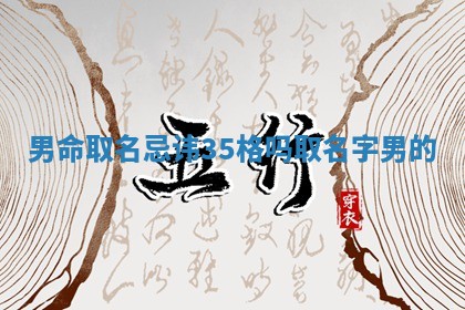 男命取名忌讳35格吗_取名字男的