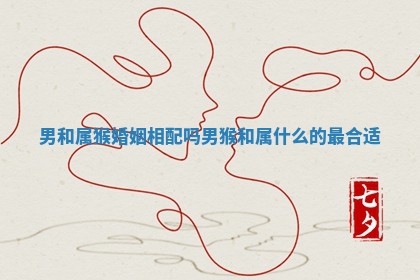 男和属猴婚姻相配吗 男猴和属什么的最合适